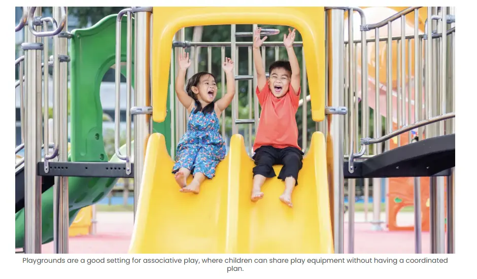 Young children at playground