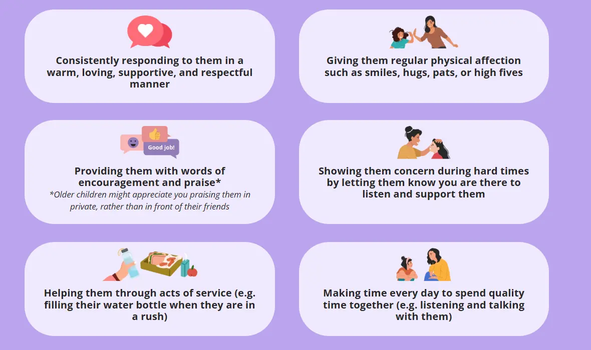 Ways to show positive attention