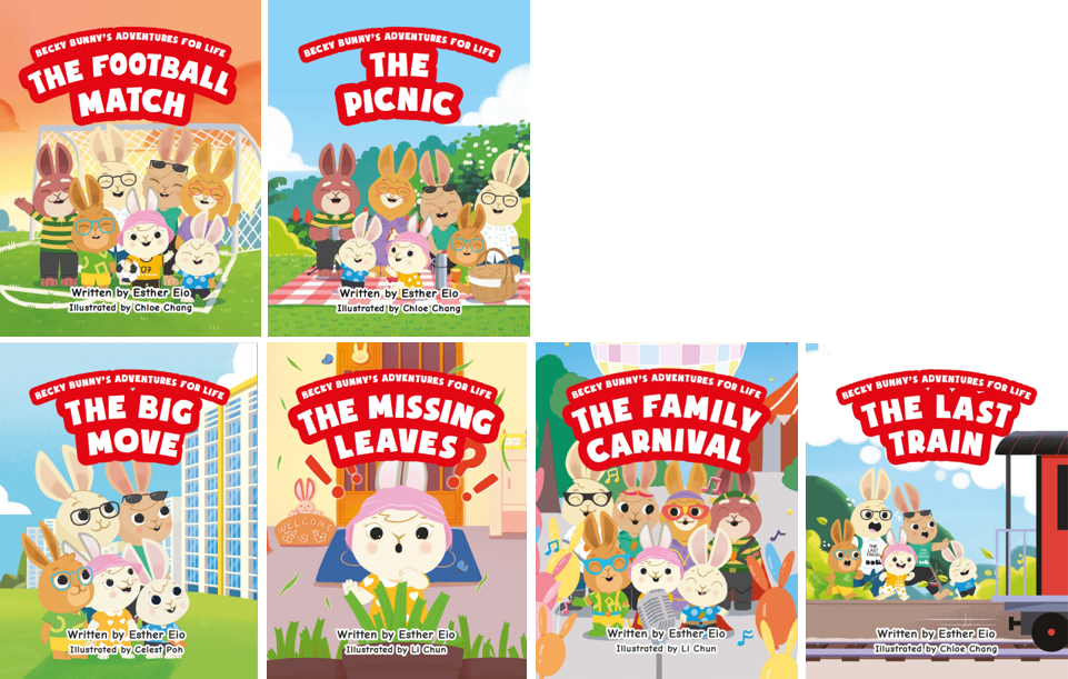 Becky Bunny's Adventures for Life_Book Covers
