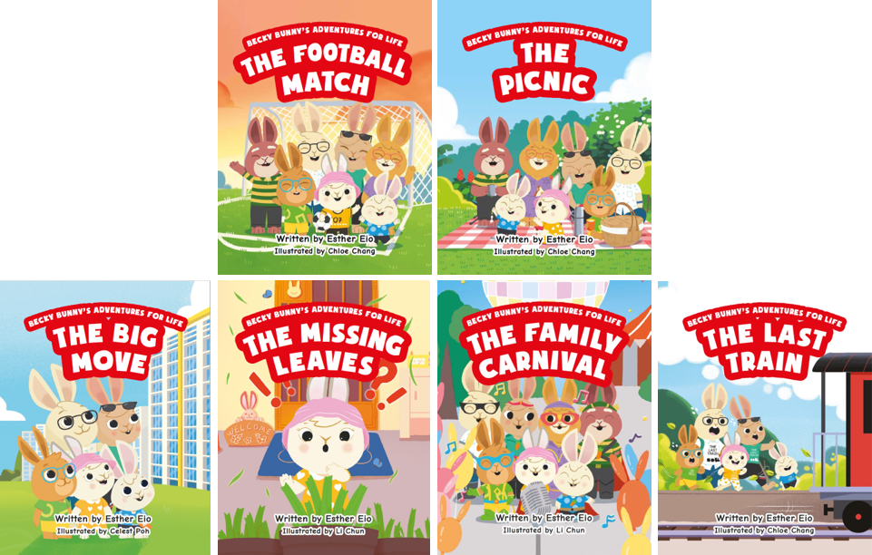 Becky Bunny's Adventures for Life Book Covers