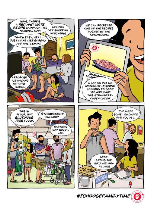 IChooseFamilyTime Comic National Day 2021