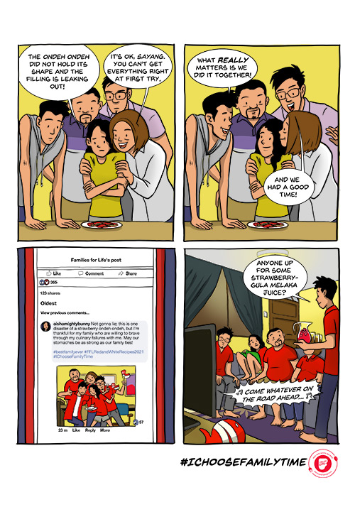 IChooseFamilyTime Comic National Day 2021