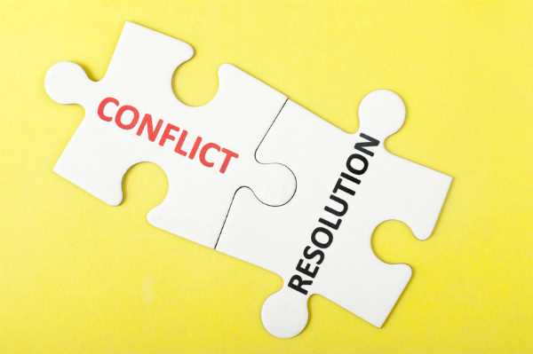 Conflict and Resolution puzzle pieces