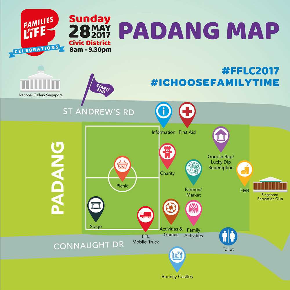 Families for Life Celebrations 2017 Event Map