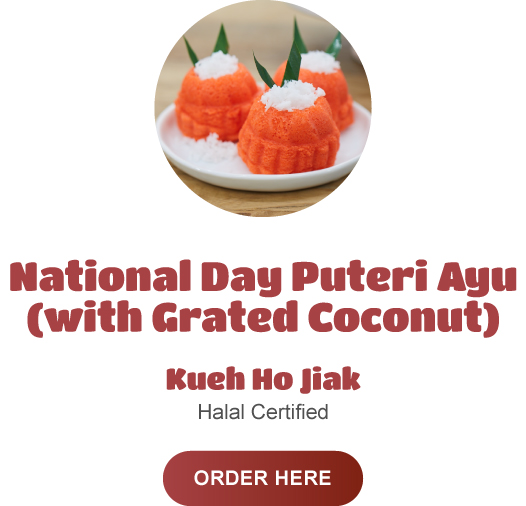 National Day Puteri Ayu (with grated coconut)