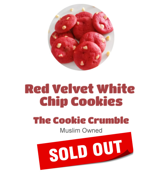 Red Velvet White Chip Cookies