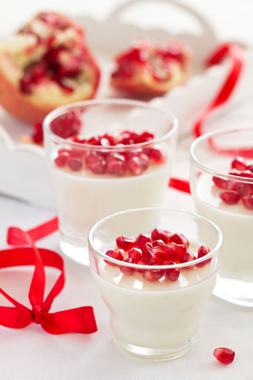 Red and white dessert