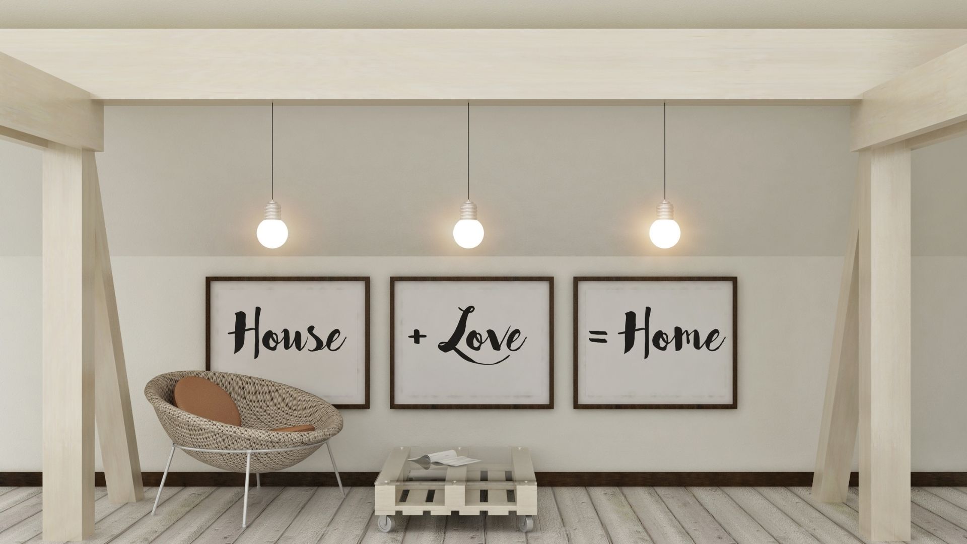 Image of signage with family and love and home