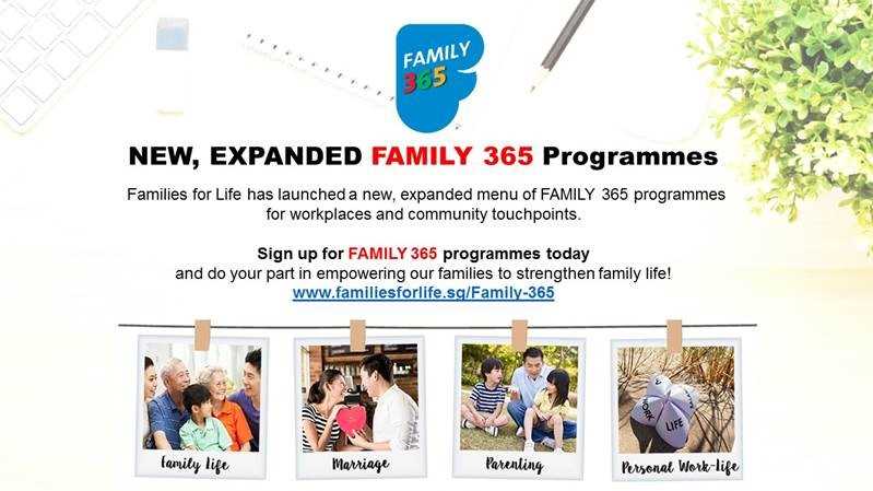 FAMILY365 2018 Programmes