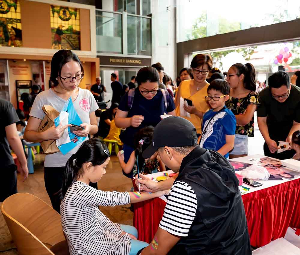 OCBC Bank Family Day event at OCBC Centre in support of My Family Weekend Fun Day on 2 Sep 2018